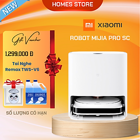 Mua Robot Hút Bụi Lau Nhà Xiaomi Mijia Pro Tự Động Giặt Giẻ Sấy Khô Và Kết Nối App Mihome Diện Tích Hoạt Động 200m2 Công Suất 55 W - Hàng Nhập Khẩu