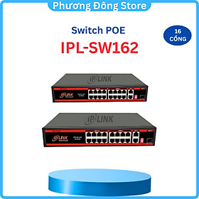 Mua Switch PoE IPL-SW162 16 cổng Cổng + 02 Up-link chuyên dụng cho CCTV camera - Hàng chính hãng