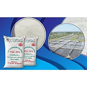 Mua pac 31% việt trì siêu lắng màu trắng túi 1 ký.