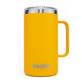 Ly Giữ Nhiệt Có Tay Cầm Nắp Trượt Chống Tràn Rinfere (710ml)