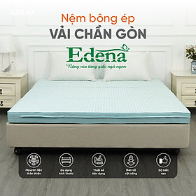 Mua Nệm bông ép Gấp 3  Edena chần gòn   Êm ái -Bảo hành 5 năm