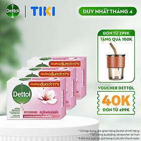 Combo 3 Xà Phòng Dettol Kháng Khuẩn Chăm Sóc Da 100g