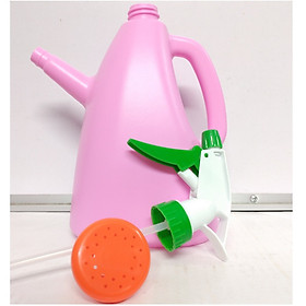 Mua Bình Xịt + ô Doa mini Tưới  Phun cây  dung tích 1 5L - Màu Hồng