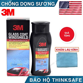 Dung dịch chống bám nước trên kính xe 3M 08889LT Glass Coat Windshield