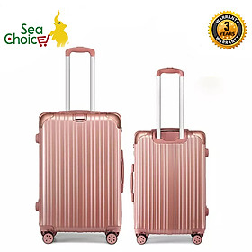 Vali du lịch Sea Choice chất liệu ABS+PC Size 20/24'' có khóa TSA Bánh xe 360° Dây kéo YKK chống nước có 3 màu- Bảo hành 3 năm