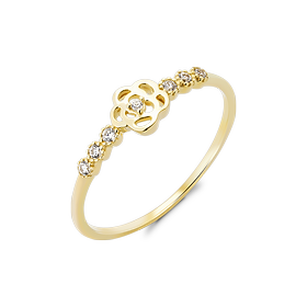 Nhẫn Nữ Vàng Tây 14k NLF434 Huy Thanh Jewelry