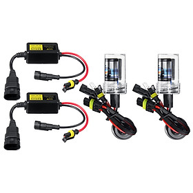 September(8000K-2pcs/set With Ballasts)H7 55W IP68 Waterproof Car Motorcycle HID Xenon LED Headlight Bulb Conversion Replacement Headlight Lamp 5500LM DC9-16V-Plug & Play