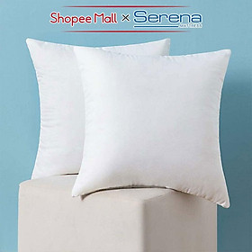 Mua Ruột Gối Vuông Tựa Lưng Trang Trí Sofa SERENA Chính Hãng Vỏ Gối Ôm Tựa Lưng Vuông Trang Trí Ghế Sofa 45x45cm Cao Cấp