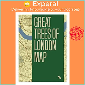 Sách - Great Trees of London Map by Paul Wood (UK edition, paperback)