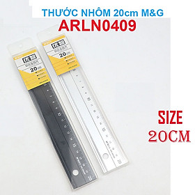Thước Nhôm 20cm M&G ARLN0409 chống trượt