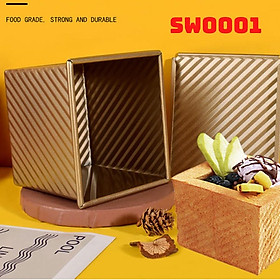 Mua Khuôn Bánh Sandwich Chống Dính Làm Bánh Gối Có Nắp 250g Màu Vàng - SW0001