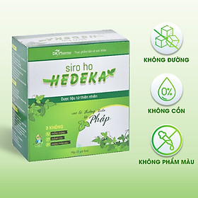 Siro ho DK Pharma Hedeka - Hộp 20 gói