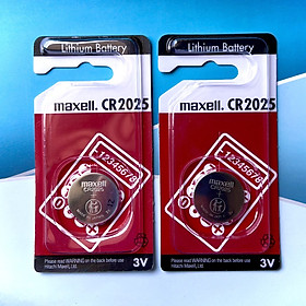 Mua Pin Maxell CR2025 Lithium 3V Cao Cấp Made In Japan Date 2031