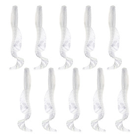 10pcs Fishing Lures Kit Soft Baits Soft Bait Swimbait Fishing Tackle for Freshwater and Saltwater