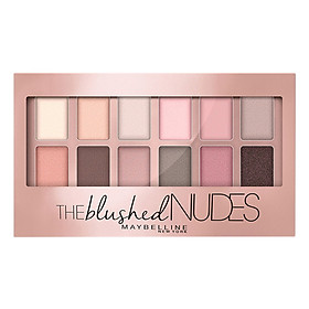 Bảng Phấn Mắt Tông Màu Hồng Nudes Maybelline New York The Nudes Palette 12 Màu 9g