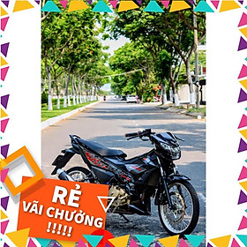 Tem Rời Raider FI Mẫu Xám Đen Đỏ Chữ Satria