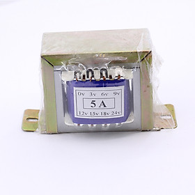 Mua Biến Áp Nhiều đầu ra 5A 0v-3V-6v-9v-12v-15v-18v-24v - 800g 100% dây đồng