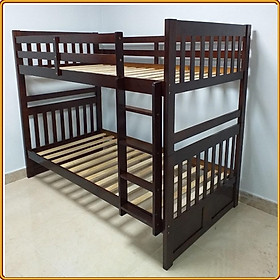 Mua Giường 2 Tầng Unit Có Hộc Kéo Gỗ Tự Nhiên (1m2-1m2)-Nâu