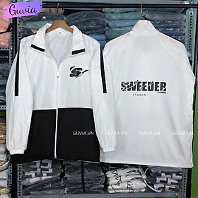Áo Khoác Bomber Dù SWEEDER Nam Nữ Ulzzang Unisex Kiểu Form Rộng 2 Lớp Jacket