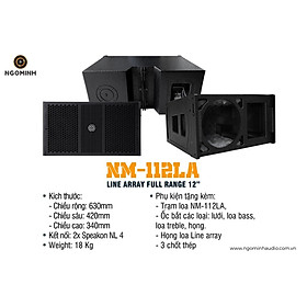 Mua THÙNG LOA LINE ARRAY 3 TẤC NM-112LA - Hàng Chính Hãng