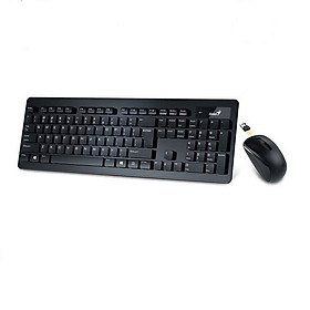 Bộ Chuột và Bàn phím Không Dây Genius slimstar KB-8005 - Hàng Chính Hãng