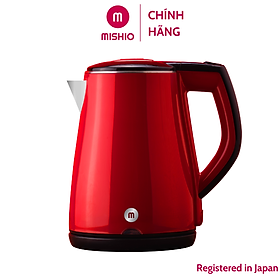 Ấm Đun Siêu Tốc Mishio MK259 1500W 1.7 Lít inox 304 - Hàng chính hãng