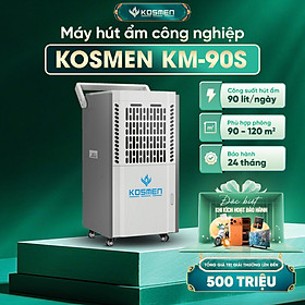 Máy Hút Ẩm Công Nghiệp Kosmen KM-90S Dung Tích Bình Nước 8L - Hàng Chính Hãng Bảo Hành 24 Tháng