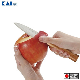 Dao gọt trái cây có nắp đậy Kai 19cm - Hàng nội địa Nhật Bản |#Made in Japan|