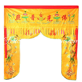 Mua Rèm treo Phật giáo trang trí hai tà(dài 1m2 1m5)