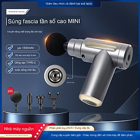 Máy (súng) Massage Cầm Tay Mini THAFA - 6 Cấp Độ, Hỗ Trợ Mát Xa Chuyên Sâu, Giảm Đau Cơ, Cứng Khớp - Quà Tặng Cho Sức Khỏe
