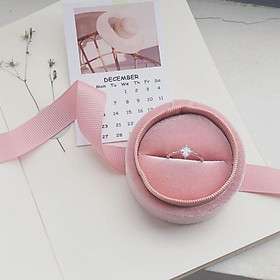 Nhẫn bạc đính đá cao cấp hột vuông YN JEWELRY