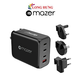 Mua Cốc sạc Mazer Infinite.Boost SuperMINI GaN3 200W 3Type-C 1 USB M-GAN200W - Hàng chính hãng
