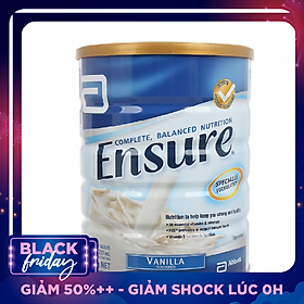 Sữa bột Ensure hương Vanila 850 Grams cho người lớn tuổi - Nhập khẩu Australia