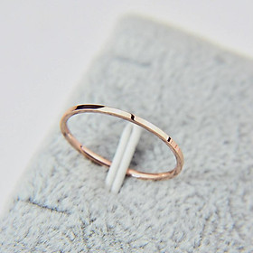 Nhẫn Nữ Bản Nhỏ Titan Không Đen TT 1471