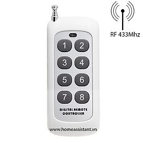 Mua Remote 8 Nút Điều Khiển Từ Xa Phát Sóng RF 433Mhz R1.8