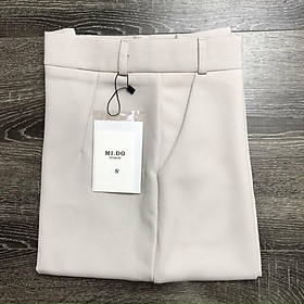 Quần suông ống rộng có khóa kéo, siêu xinh, culottes nữ mặc chân dài như siêu mẫu