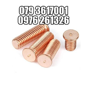 Mua BULONG HÀN  ĐINH HÀN  ỐC HÀN CHẬP  VÍT CẤY M8_ BỊCH 50 CON_XI ĐỒNG