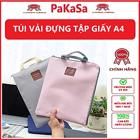 Túi vải đựng tập giấy A4 Mu Xin Bag - Chính hãng (Giao màu ngẫu nhiên)