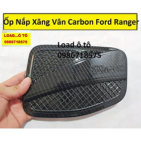 Ốp Nắp Xăng Xe Ford Ranger 2022-2016 Vân Carbon Cao Cấp