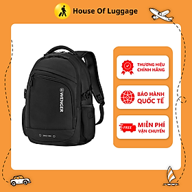 Balo laptop 15.6 Pilot Pro WENGER - THỤY SĨ Ngăn chứa bảo vệ laptop 15.6 Nội thất tổ chức phong phú, tinh tế, tiện dụng