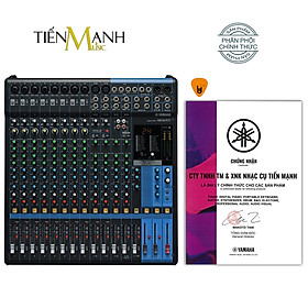 Soundcard kiêm Bàn Trộn Mixer Yamaha Interface MG16XU Compact Stereo Mixing Phòng Thu Studio Mix MG16 Hàng Chính Hãng - Kèm Móng Gẩy DreamMaker