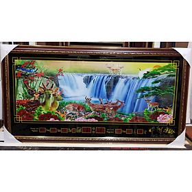 Mua LỊCH VẠN NIÊN  TRANH CẢNH SUỐI NAI- TÀI LỘC -DH337