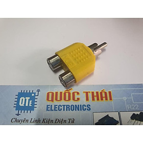 Mua jack chia cổng AV đực thành 2 jack AV cái