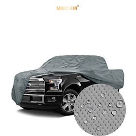 Bạt phủ ô tô chất liệu vải không dệt 3 lớp cao cấp thương hiệu MACSIM cho xe ô tô Ford Ranger- màu ghi