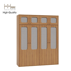 Mua  Happy Home Furniture  MEYDAN  Tủ quần áo 1m8x2m2 cánh mây 180cm x 58cm x 220cm ( DxRxC)  TCM_053