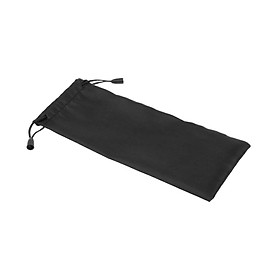 High Quality Soft Nylon Sunglasses Glasses Spectacles Drawstring Case Black