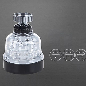 Mua Đầu vòi rửa chén tăng áp lực nước 3 chế độ phun_ đầu tăng áp rửa chén bát nhựa ABS cao cấp_BTA1