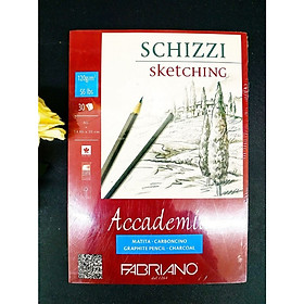 Sổ vẽ Fabriano a4 gáy dán 120gsm
