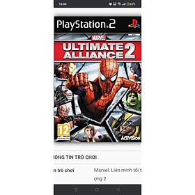 Game PS2 marvel ultimate alliance 2