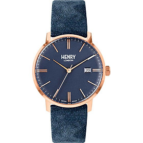 Đồng Hồ Unisex Henry London HL40-S-0370 - Dây Da